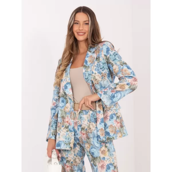  Dámské kalhoty RUE PARIS IT-SP-FL10232.21 LIGHT BLUE 