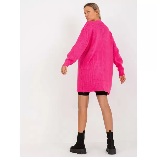  Dámský svetr RUE PARIS LC-SW-0267.06X FLUO PINK 