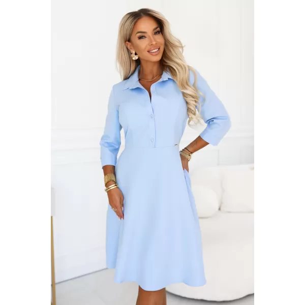  Dámské šaty NUMOCO 286-10 BLANKYTNÁ 