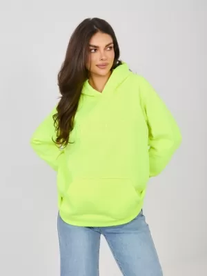 Dámská mikina RUE PARIS RV-BL-A1034.30 FLUO YELLOW
