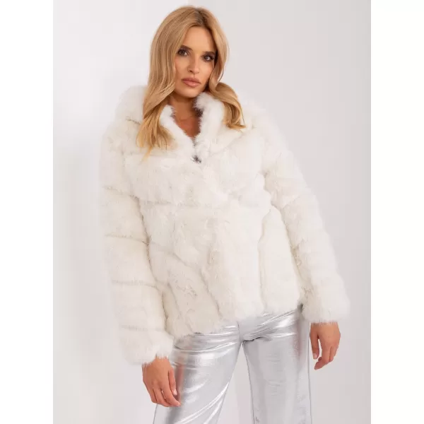  Dámská bunda WOOL FASHION ITALIA AT-KR-2386.00P ECRU 