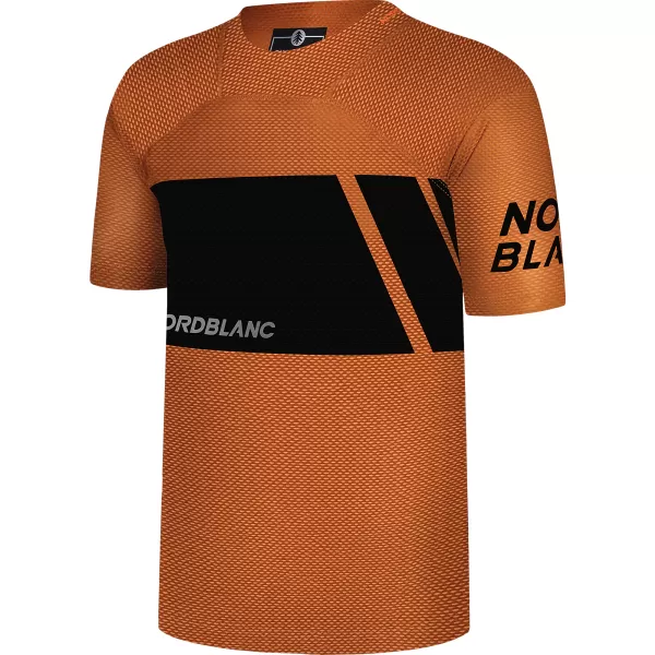  Pánské funkční cyklo tričko NORDBLANC MUD NBSMF8083 HNĚDÁ 