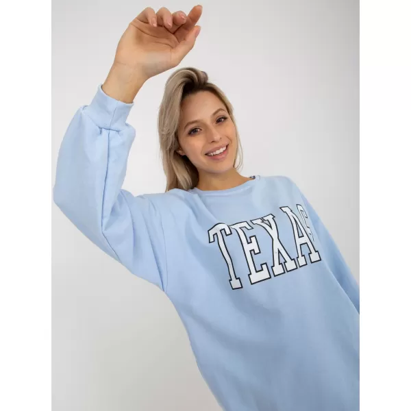  Dámská mikina EX MODA EM-BL-U719.82P LIGHT BLUE 