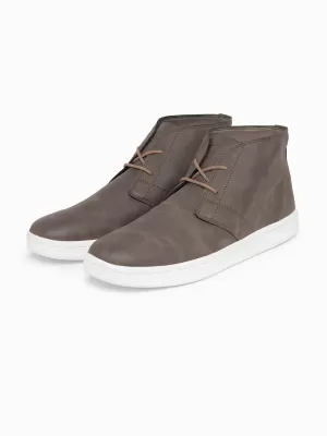 Pánské kotníkové boty OMBRE OM-FOCS-0162 DARK BROWN
