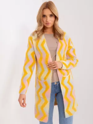 Dámský svetr WOOL FASHION ITALIA AT-SW-234701.34 YELLOW