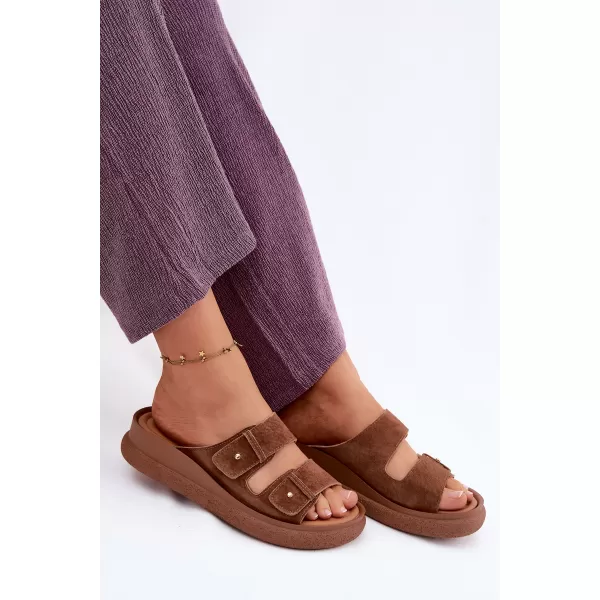  Dámské pantofle VINCEZA 66916 CAMEL 