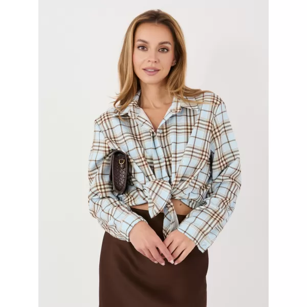 Dámská košile ITALY MODA IT-KS-22269.00 LIGHT BLUE 
