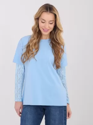 Dámské triko ITALY MODA MI-BZ-4227.61 LIGHT BLUE