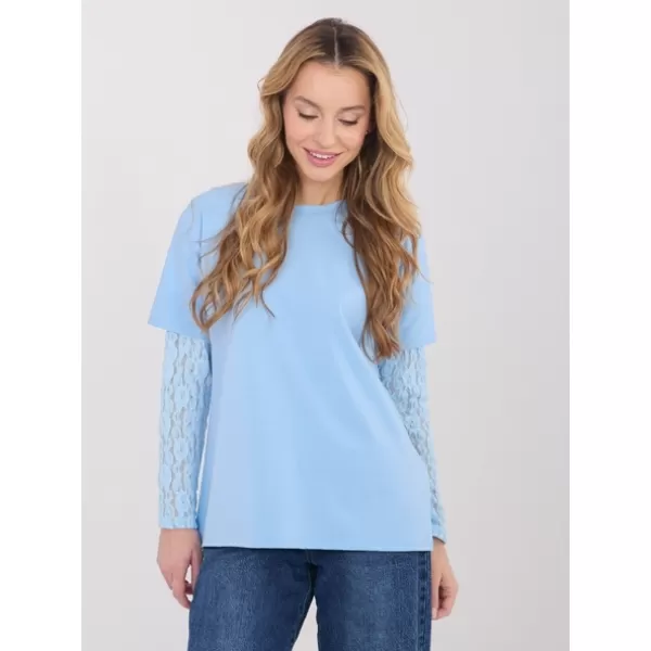  Dámské triko ITALY MODA MI-BZ-4227.61 LIGHT BLUE 
