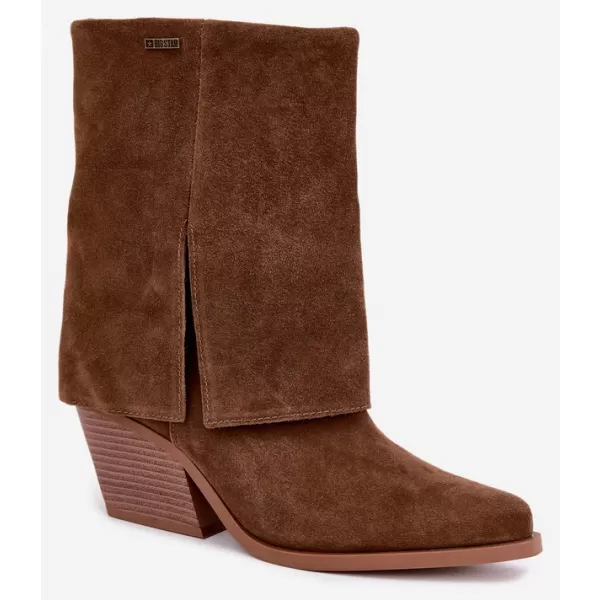  Dámské boty BIG STAR SHOES UU274114 BROWN/BEIGE SHADOWS 