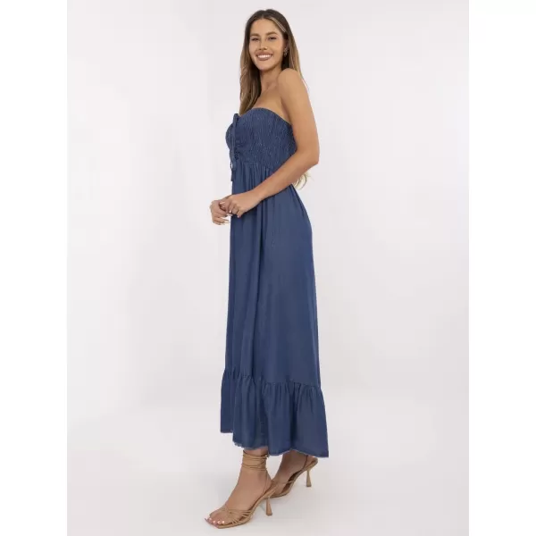  Dámské šaty ITALY MODA DHJ-SK-A9051.96 DARK BLUE 