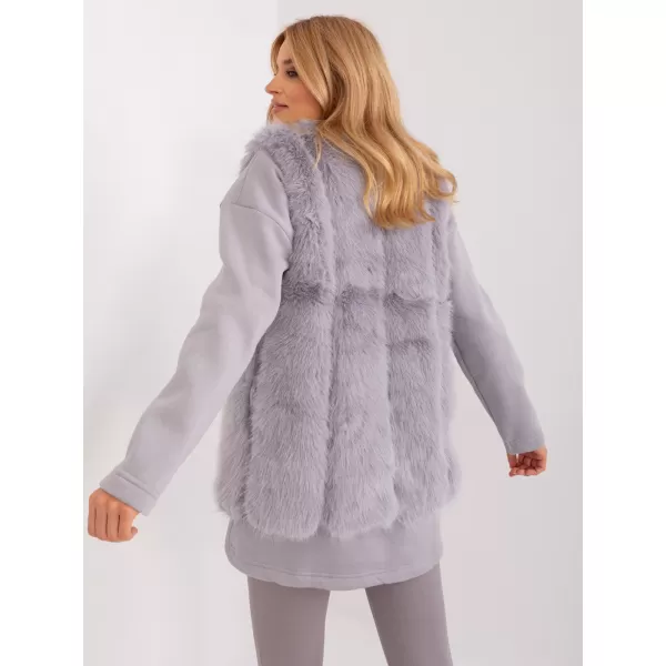 Dámská vesta WOOL FASHION ITALIA AT-KZ-2368.00P GRAY 