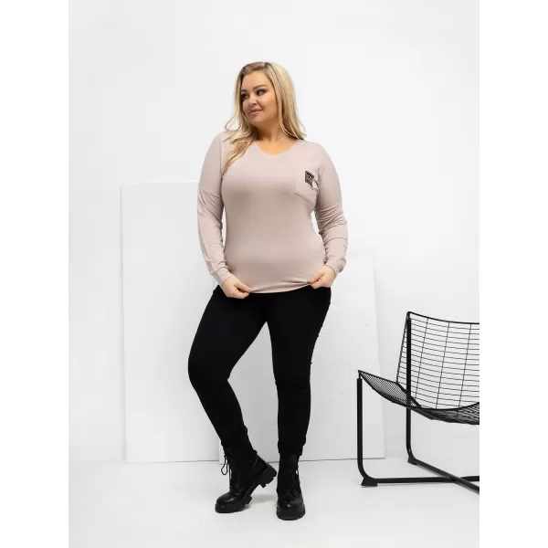  Dámská halenka RELEVANCE RV-BZ-A-161.63 BEIGE 