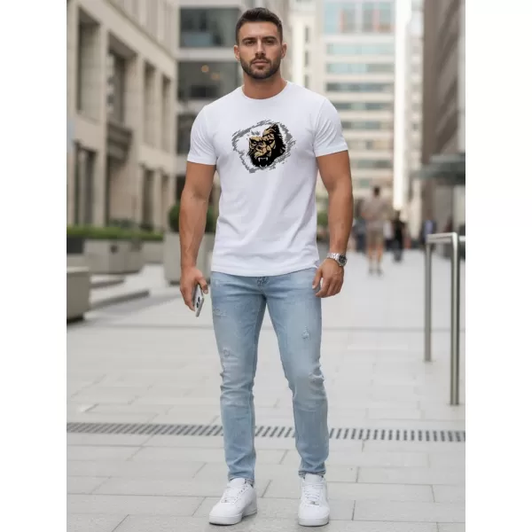  Pásnké triko DSTREET BÍLÁ 
