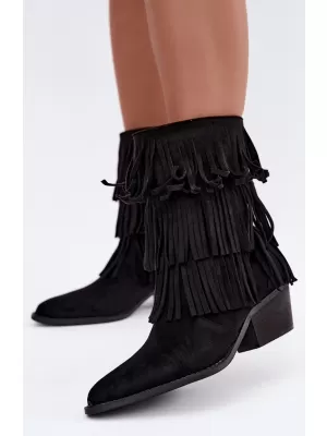 Dámské kovbojky BOTO 22-375 BLACK