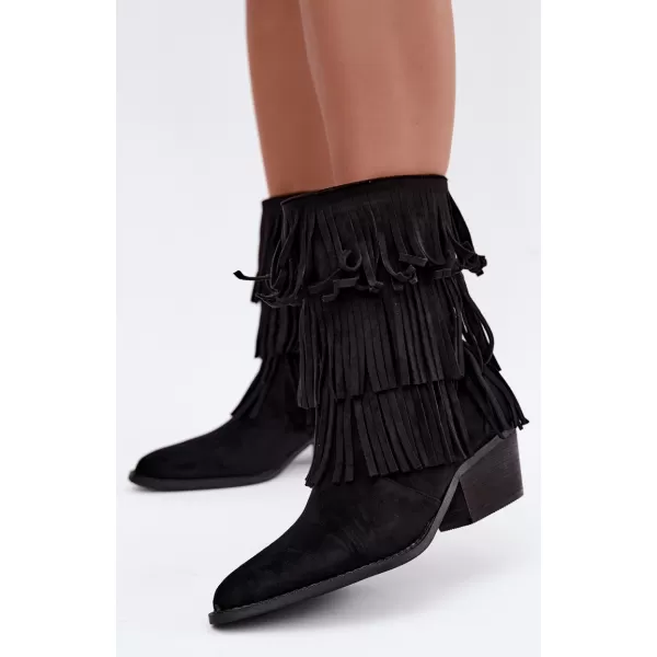  Dámské kovbojky BOTO 22-375 BLACK 