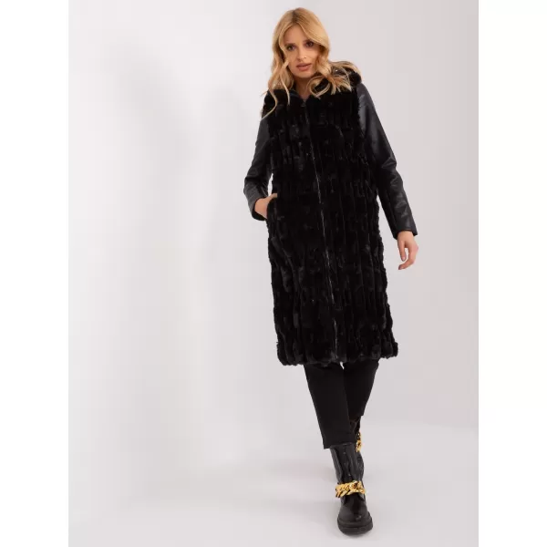  Dámská vesta WOOL FASHION ITALIA AT-KZ-2368-1.13 NOIRE 