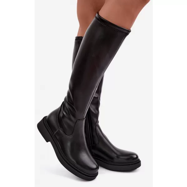  Dámské kozačky SERGIO LEONE KZ-02 BLACK 