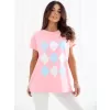 Dámské triko RELEVANCE RV-BZ-A1247.99 BRIGHT PINK