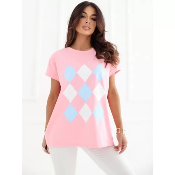  Dámské triko RELEVANCE RV-BZ-A1247.99 BRIGHT PINK 