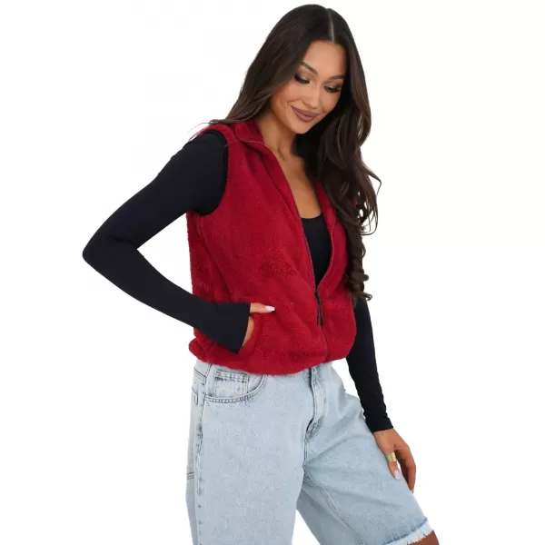  Dámská vesta FACTORY PRICE CS-KZ-BT1031.01 DARK RED 