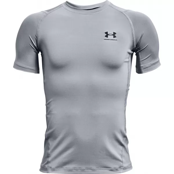  Chlapecké triko UNDER ARMOUR B HEATGEAR SS 1361723-035 ŠEDÁ 