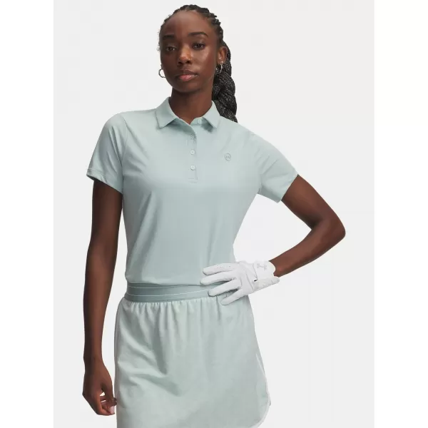  Dámské triko UNDER ARMOUR UA ARMOURDRY SS POLO 6009805-477 MODRÁ 