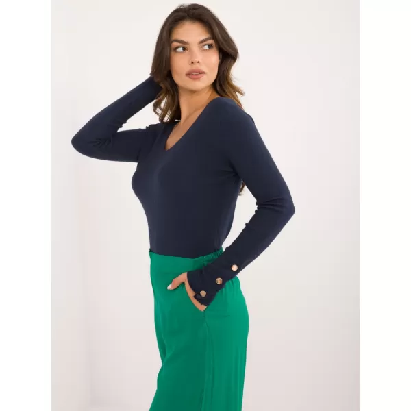  Dámský svetr WOOL FASHION ITALIA AT-SW-2334.49 NAVY 