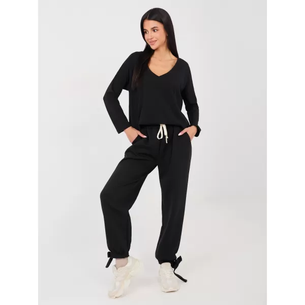  Dámské triko RUE PARIS RV-BZ-A1092.47 BLACK 