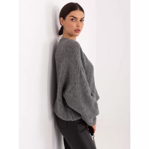  Dámský svetr ITALY MODA MI-SW-1909.68 DARK GREY 