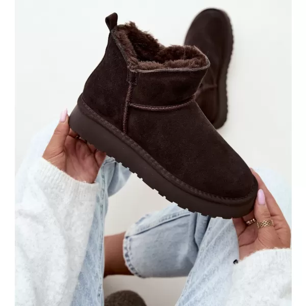  Dámské sněhule VINCEZA 97961 CHOCOLATE 