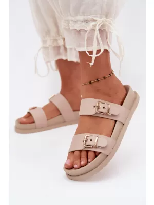 Dámské pantofle BOTO LS-873-02 BEIGE