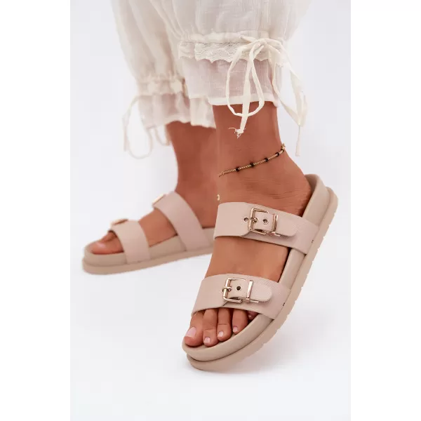  Dámské pantofle BOTO LS-873-02 BEIGE 