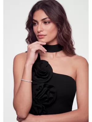 Dámské šaty LARICA LA-OM-DLR453 BLACK