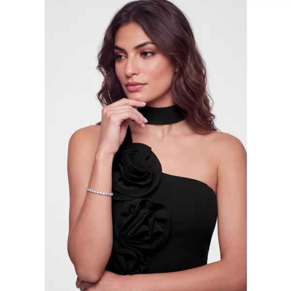  Dámské šaty LARICA LA-OM-DLR453 BLACK 