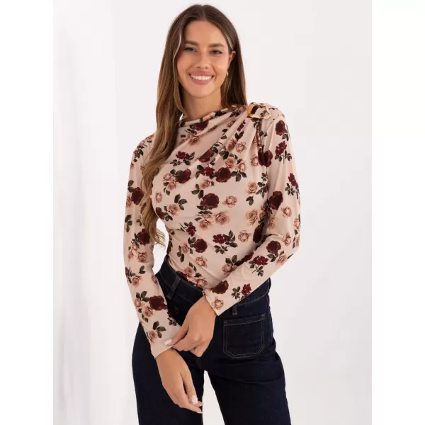  Dámská halenka RUE PARIS IT-BZ-20315-1.19P BEIGE 