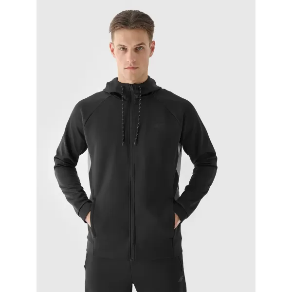  Pánská mikina 4F 4FWAW25TSWSM1930 DEEP BLACK 