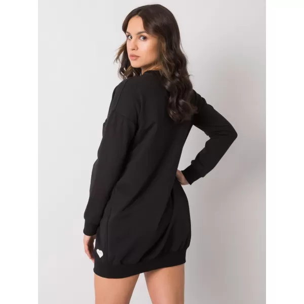  Dámské šaty RUE PARIS RV-SK-7332.65 NOIRE 