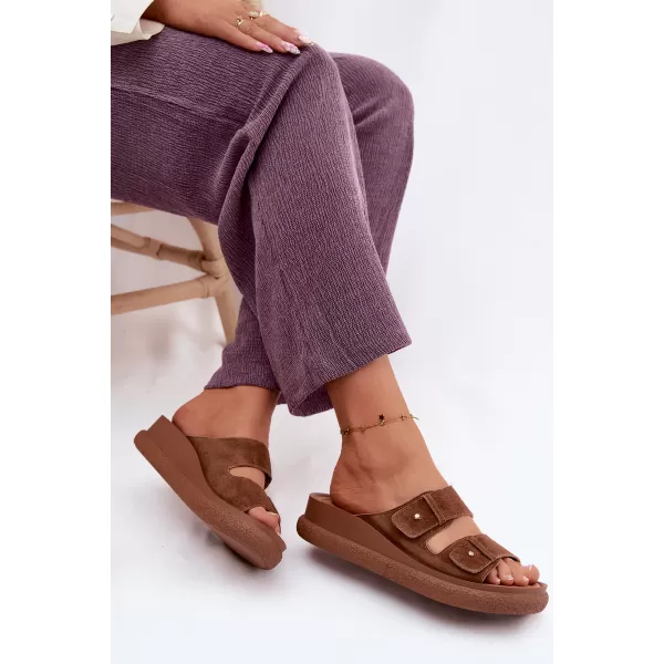  Dámské pantofle VINCEZA 66916 CAMEL 