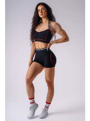 Dámské kraťasy NEBBIA OLYMPIA HIGH-WAIST 937 BLACK
