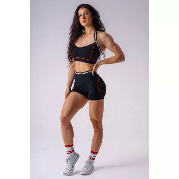 Dámské kraťasy NEBBIA OLYMPIA HIGH-WAIST 937 BLACK 