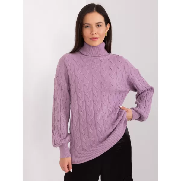  Dámský svetr WOOL FASHION ITALIA AT-SW-2348.88 BRIGHT PURPLE 