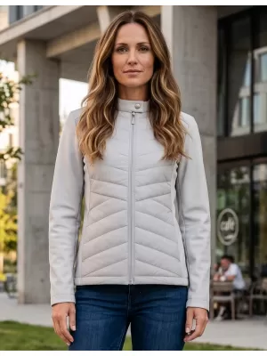 Dámská hybridní bunda MALFINI PREMIUM CROSS 556 SILVER GRAY