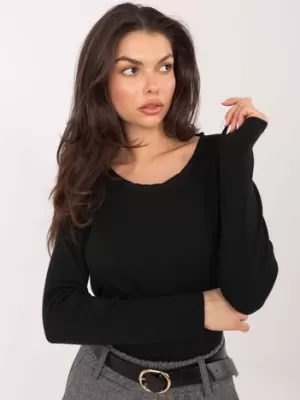 Dámská halenka FACTORY PRICE JM-BZ-2254.80 NOIRE