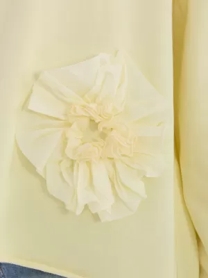 Dámská halenka FACTORY PRICE IT-BZ-6693.70 BRIGHT YELLOW