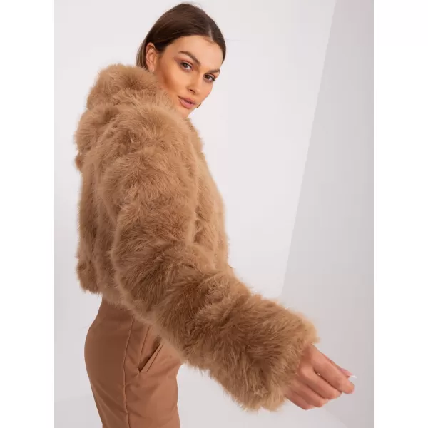  Dámská bunda WOOL FASHION ITALIA AT-KR-2378.97P CAMEL 