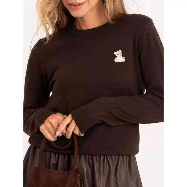  Dámský svetr ITALY MODA IR-SW-57994.12P BROWN 