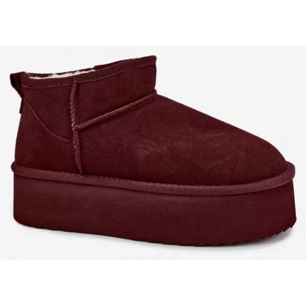  Dámské sněhule BOTO 6391 BURGUNDY 