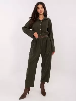 Dámské kalhoty ITALY MODA IT-SP-258009.83 KHAKI