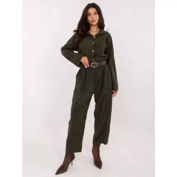  Dámské kalhoty ITALY MODA IT-SP-258009.83 KHAKI 